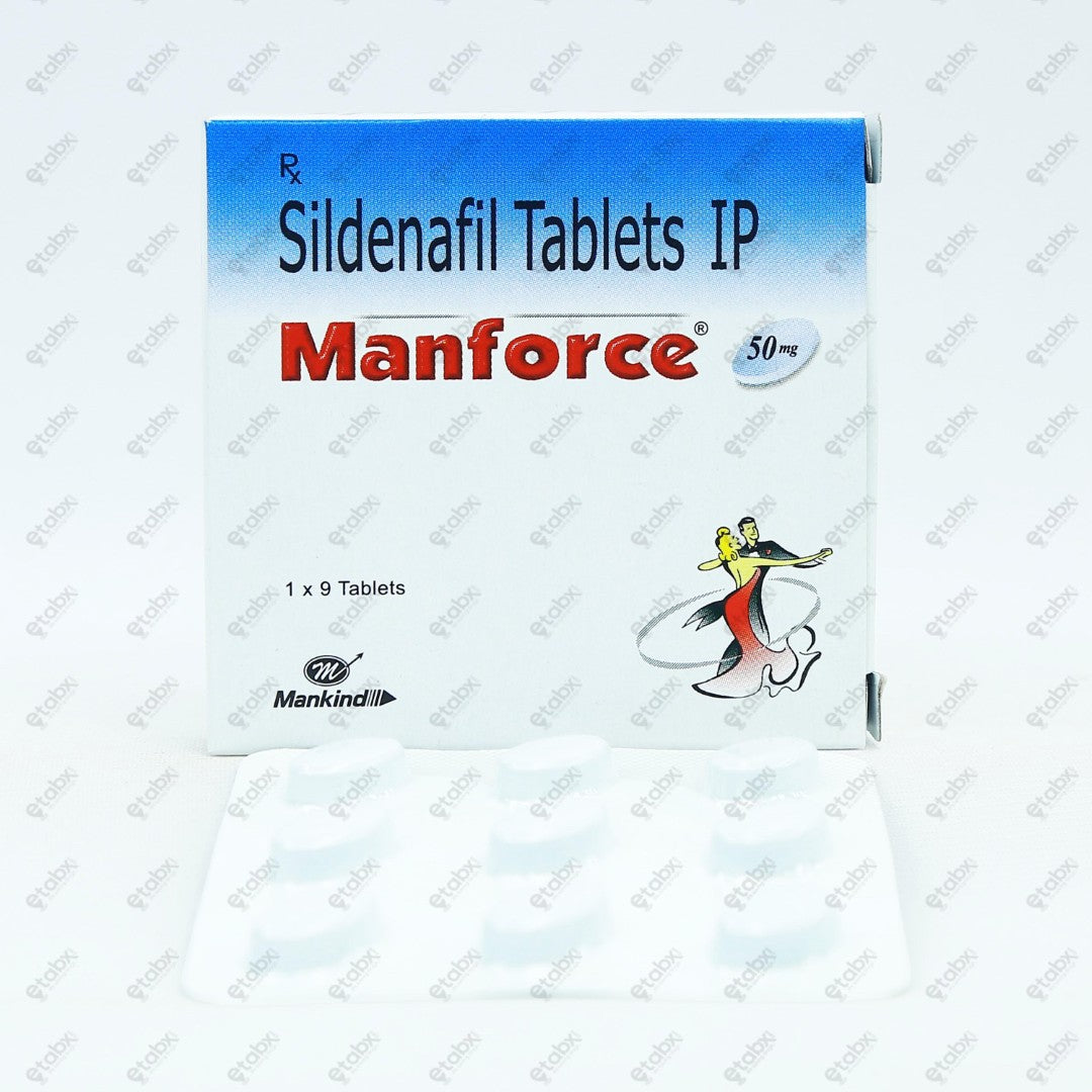Manforce 50mg Tablet 9's