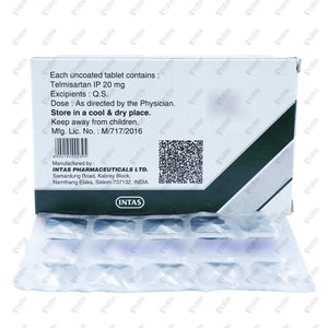 SARTEL 20mg Tablet 15's