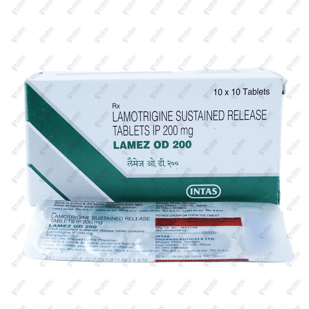Lamez OD 200mg Tablet 10's