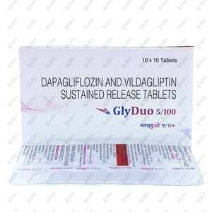 GLYDUO 5/100 Tablet 10's