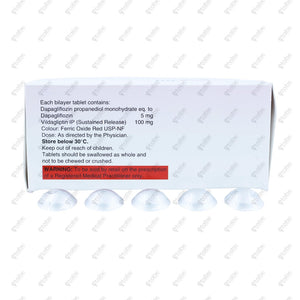 GLYDUO 5/100 Tablet 10's
