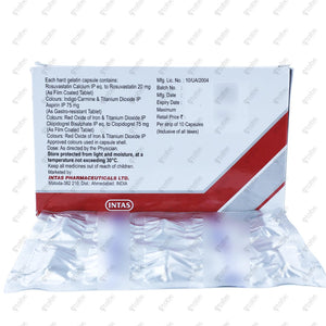 Lipitas Gold 20mg Capsule 10's