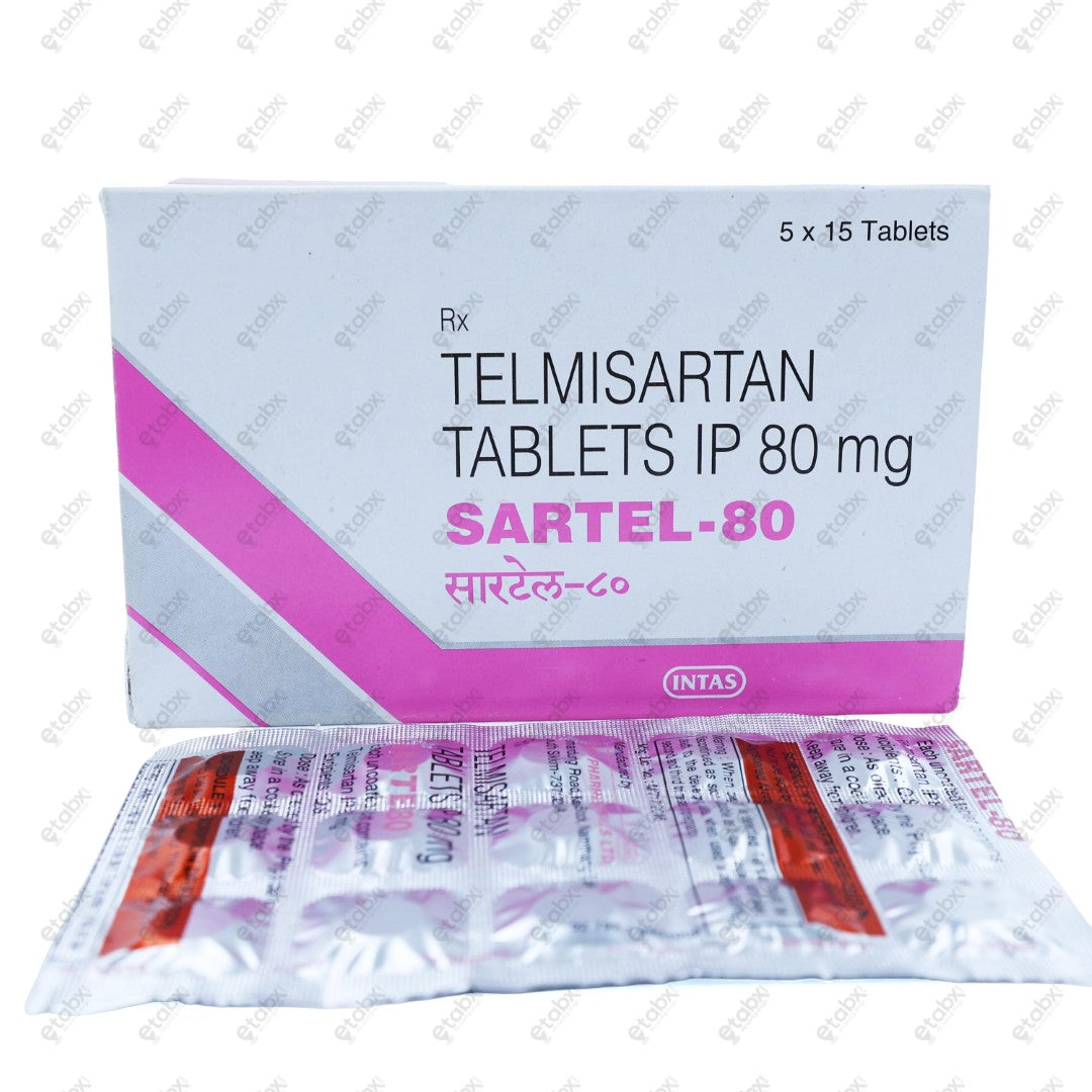 Sartel 80mg Tablets 15's