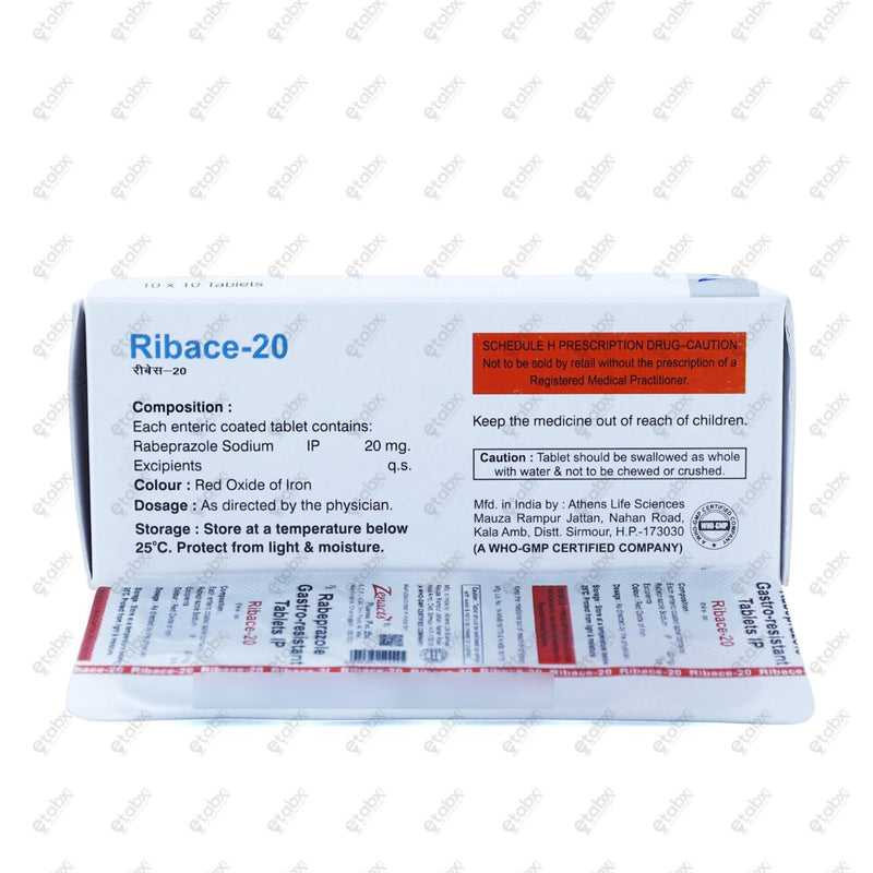 Ribace 20mg Tablet 10's