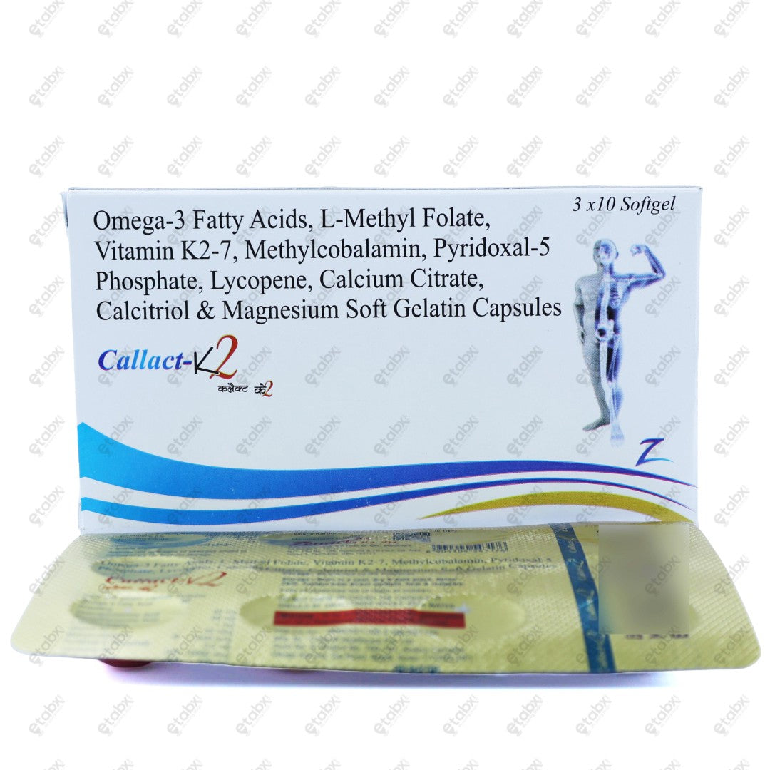 Callact K2 Softgels 10's