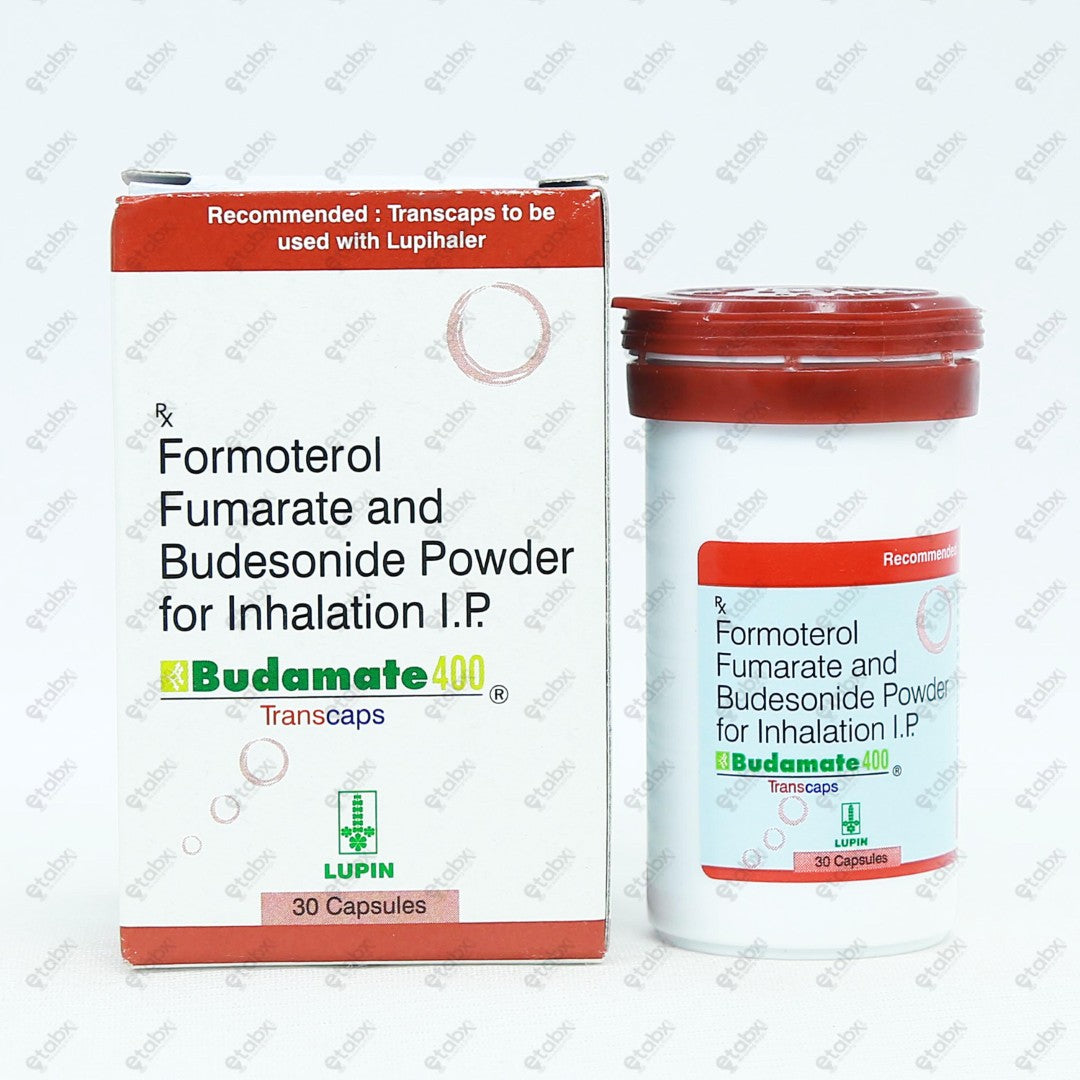 BUDAMATE 400 TRANSCAP 30 Capsules