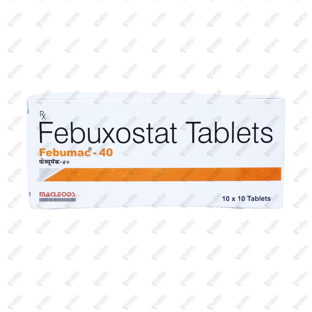 Febumac 40mg Tablets 10's