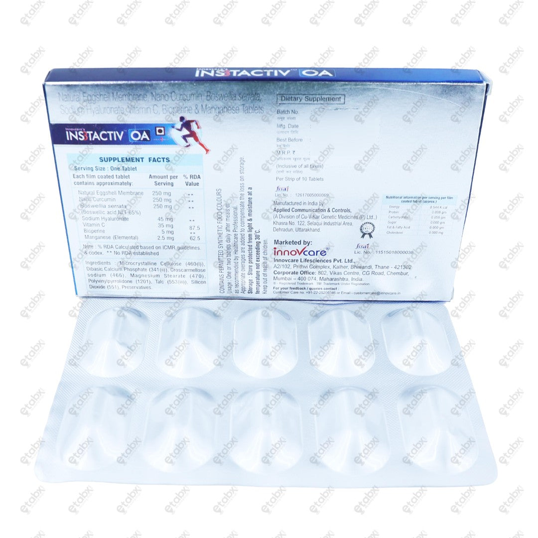 Ins3tactiv OA Tablet 10s