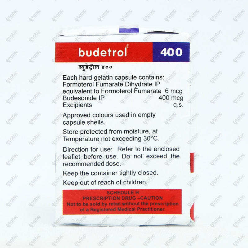 Budetrol 400 Capsule 30's