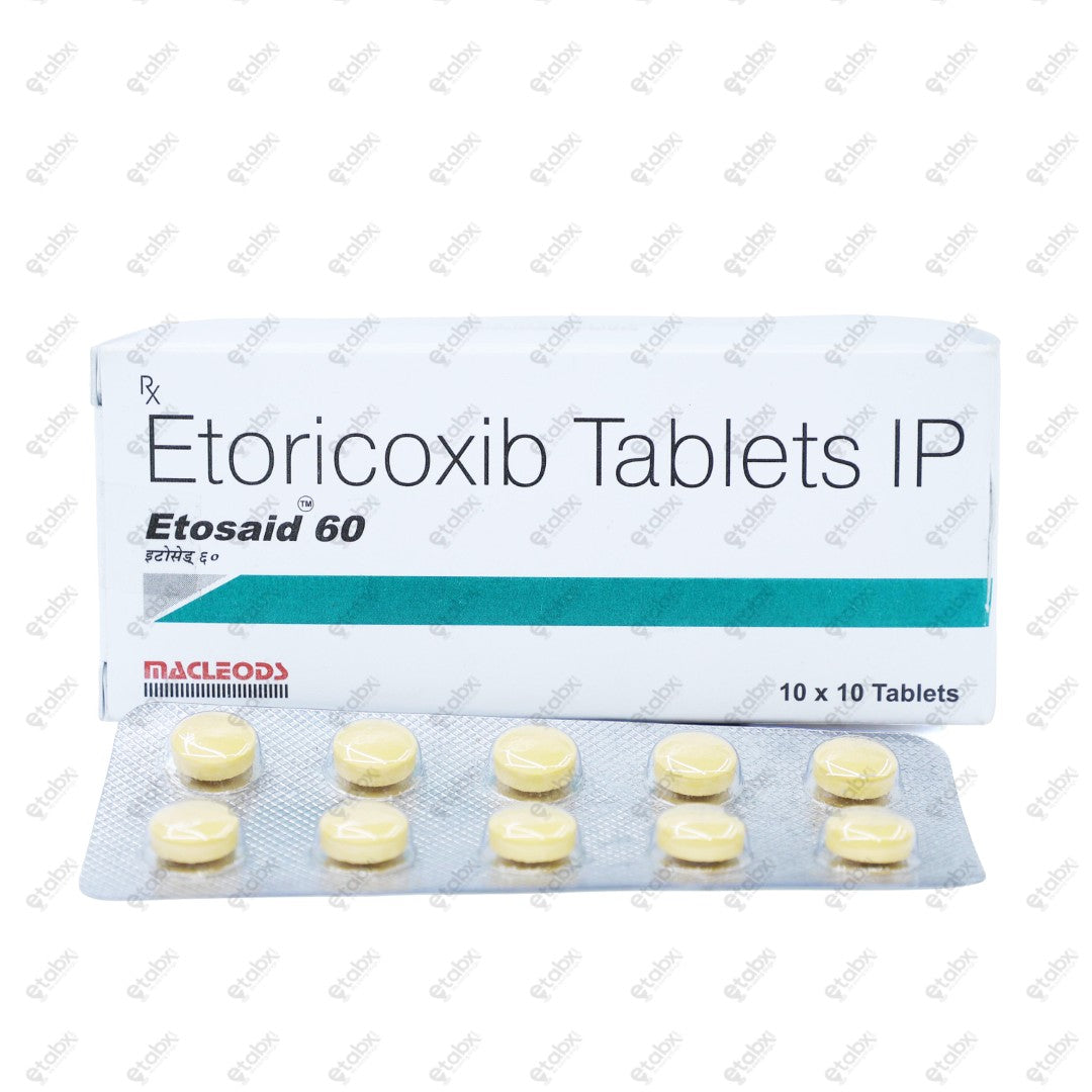 Etosaid 60mg Tablet 10's