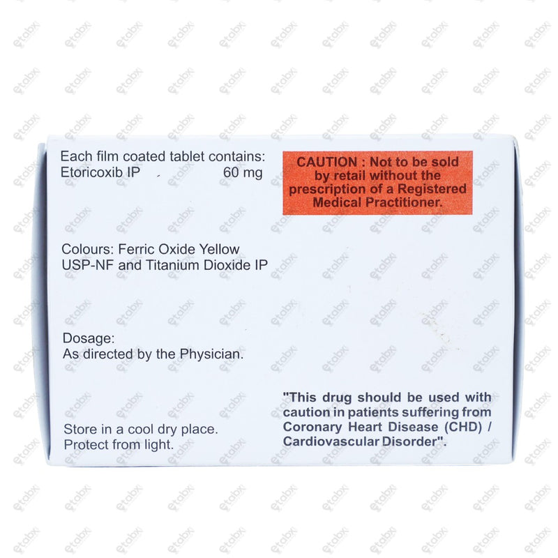 Etosaid 60mg Tablet 10's