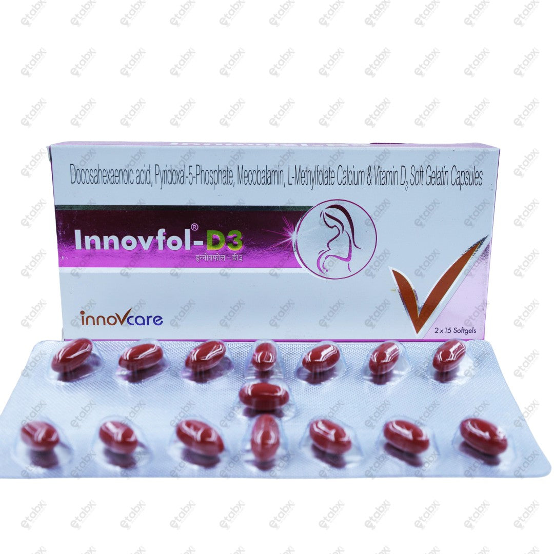 Innovfol D3 Capsule 15's