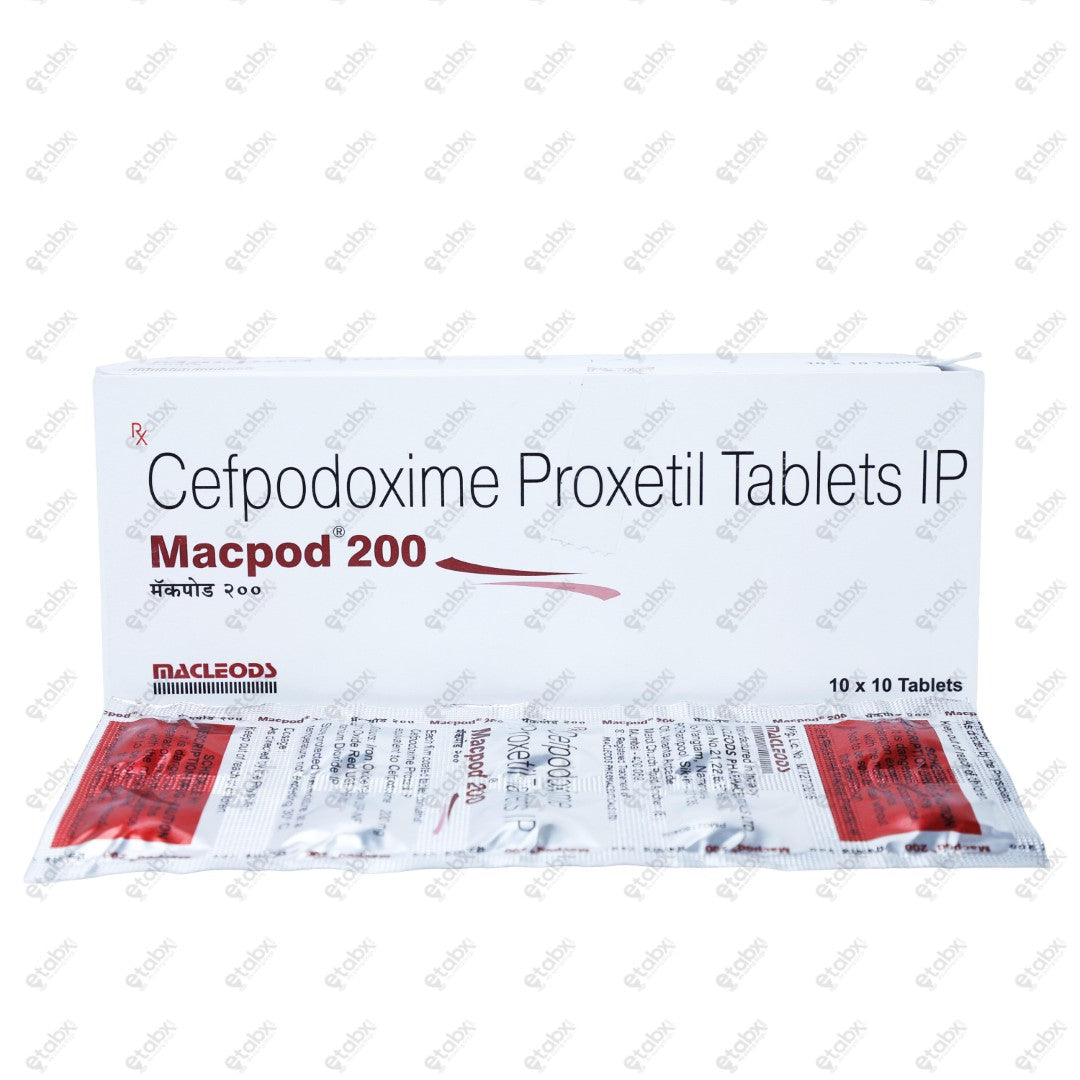 Macpod 200mg Tablet 10's