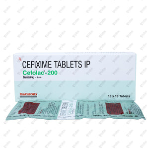 Cefolac 200mg Tablet 10's