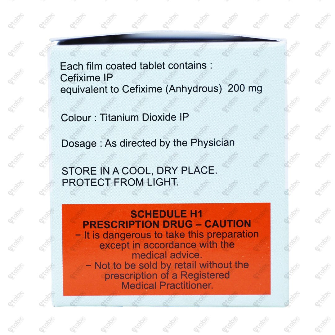 Cefolac 200mg Tablet 10's