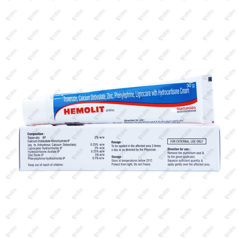 Hemolit Cream 30gm