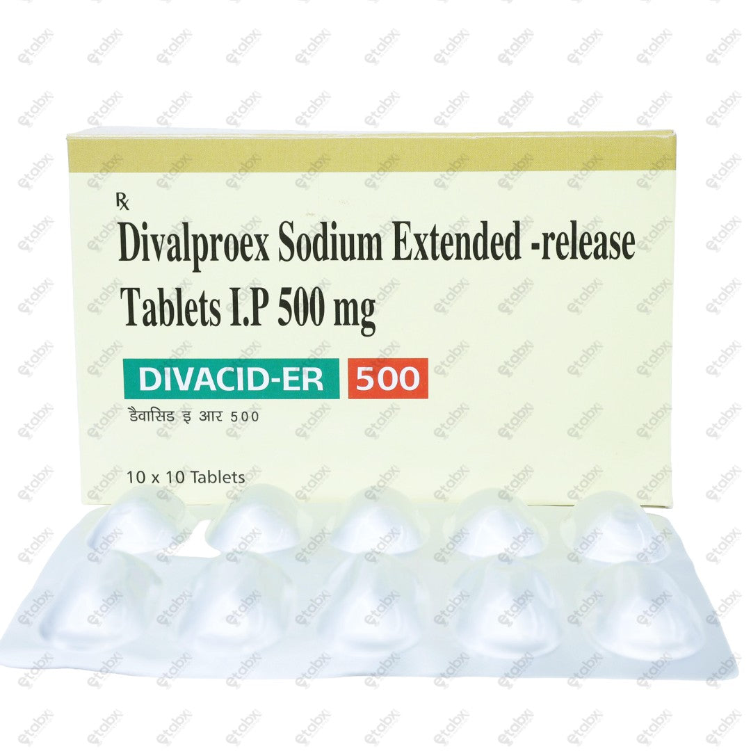 Divacid ER 500mg Tablet 10's