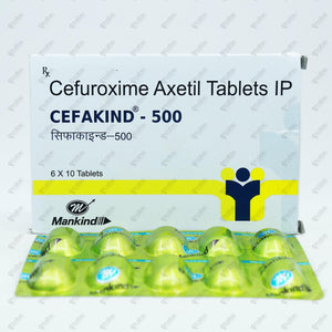 Cefakind 500mg Tablet 10's