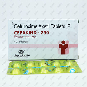 Cefakind 250mg Tablet 10's