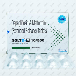 SGLT D M 10/500mg Tablet 10's
