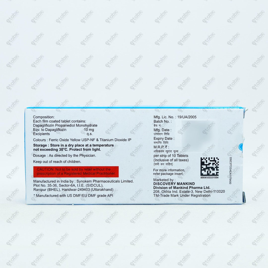 SGLT D 10mg Tablet 10's