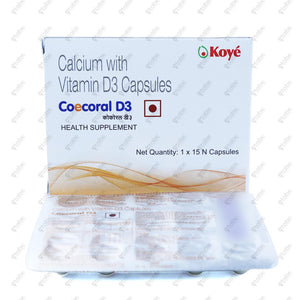 Coecoral D3 Capsule 15's