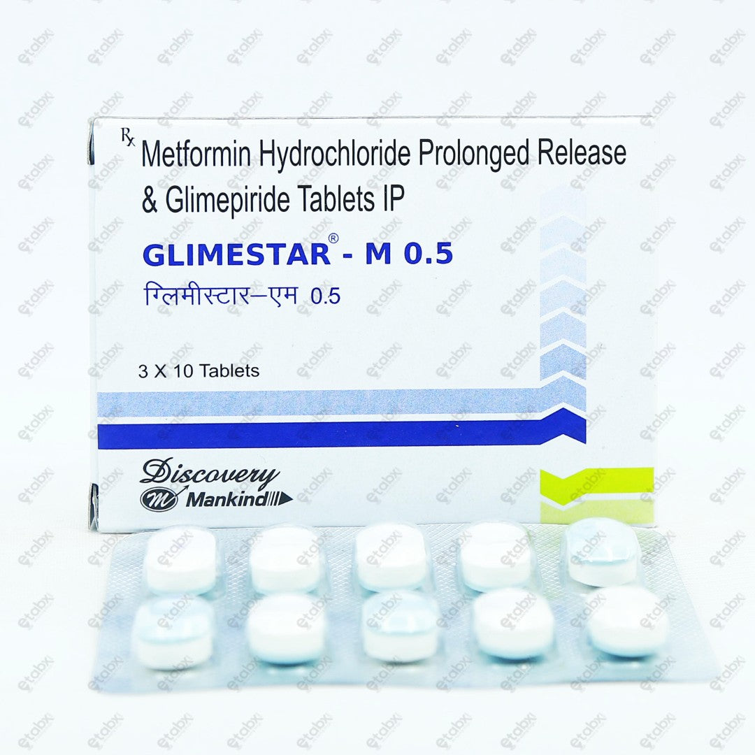 Glimestar M 0.5 Tablet 10's