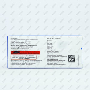 ABEVIA 200 SR Tablet 10's