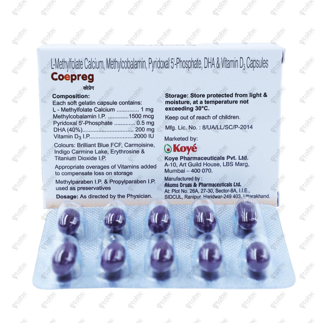 Coepreg Capsule 10's