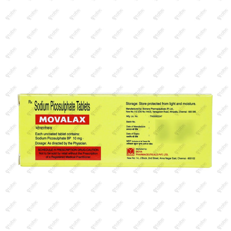 Movalax Tablet 10's