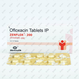 Zenflox 200mg Tablet 10's