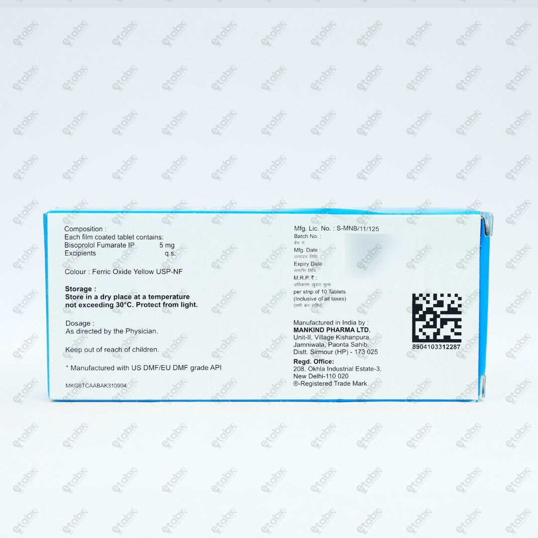 Bisoheart 5mg Tablets 10's
