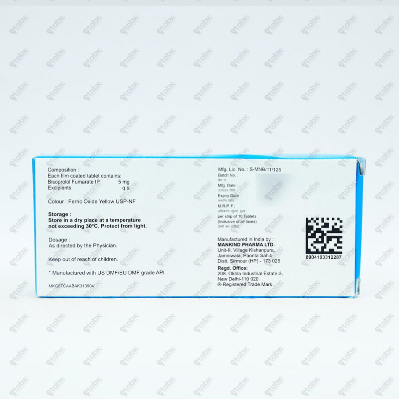 Bisoheart 5mg Tablets 10's
