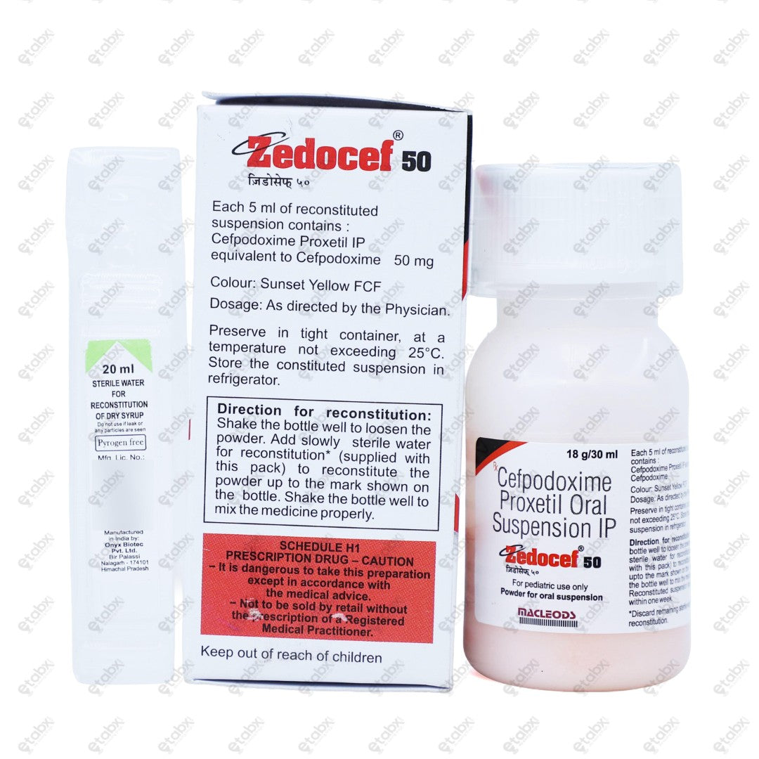 Zedocef 50 Suspension 30ml