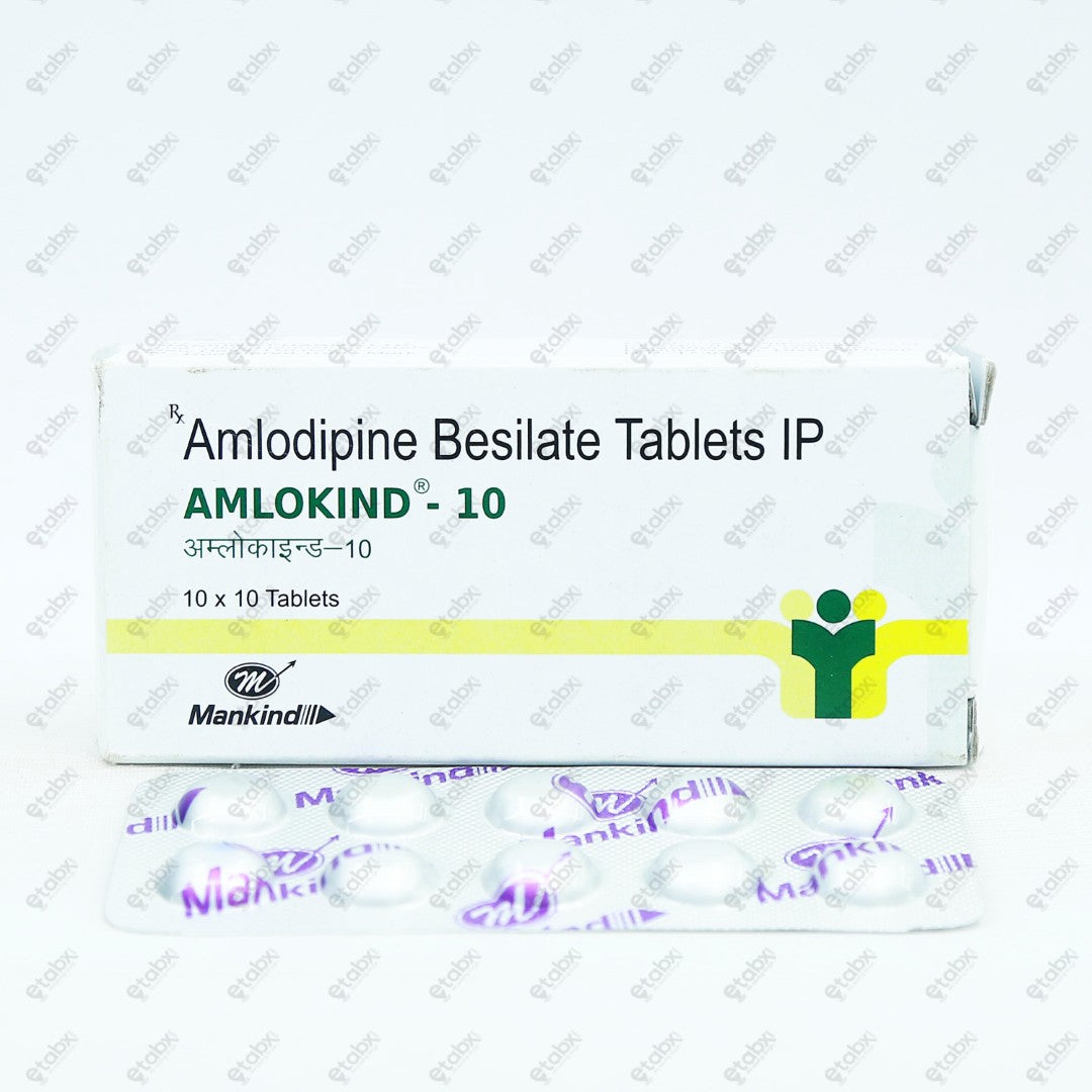 Amlokind 10mg Tablet 10's