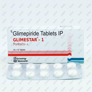 Glimestar 1mg Tablets 10's