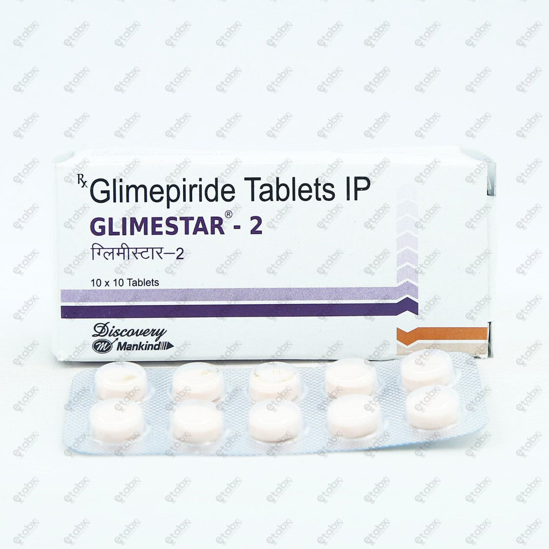 Glimestar 2mg Tablet 10's