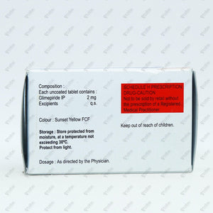 Glimestar 2mg Tablet 10's