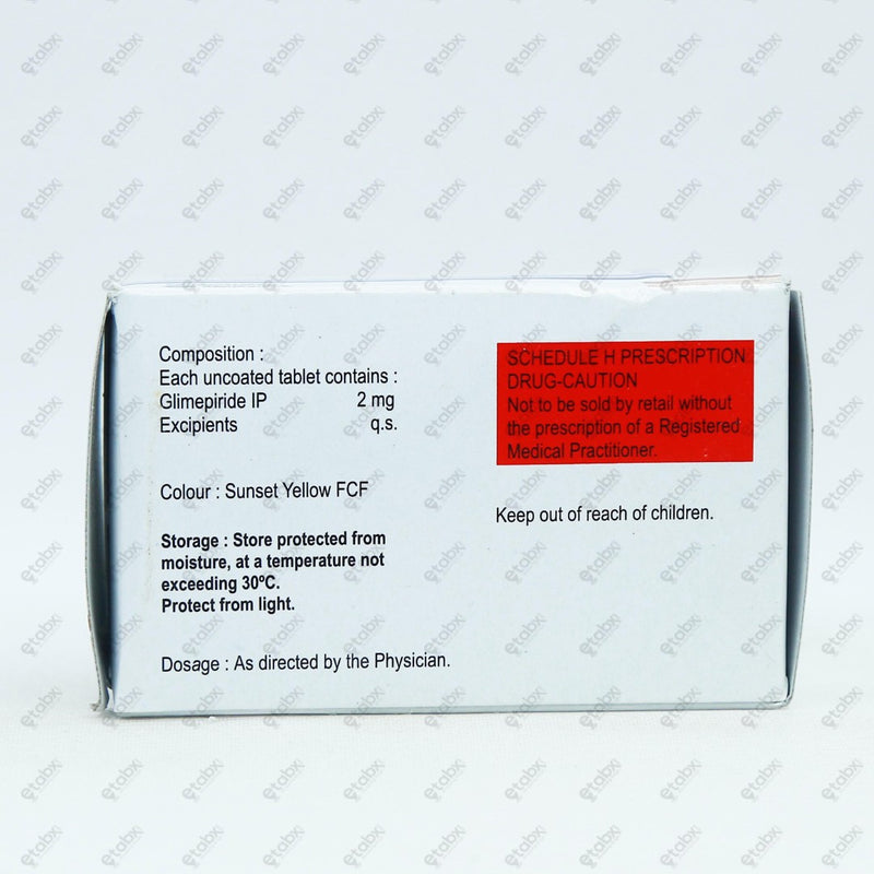 Glimestar 2mg Tablet 10's