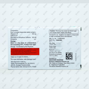 Zenflox Plus 100 Tablet 10's