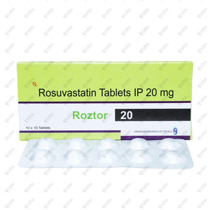 ROZTOR 20mg Tablet 10's