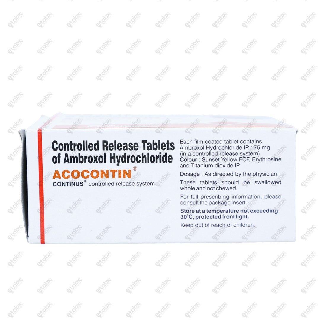 ACOCONTIN Tablet 10's