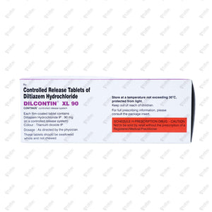 Dilcontin XL 90mg Tablet 10's