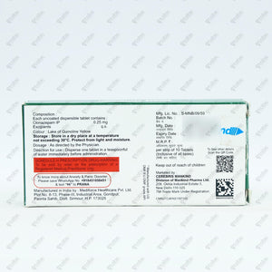 Clonabris 0.25mg Tablet 10's