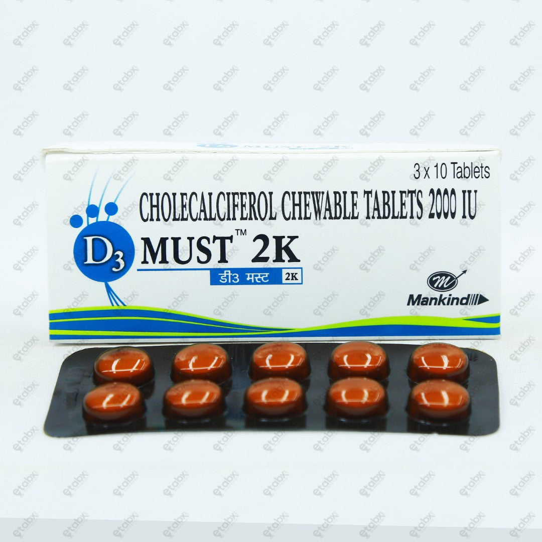 D3 Must 2K Tablet 10's