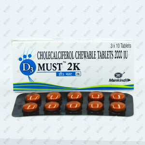 D3 Must 2K Tablet 10's