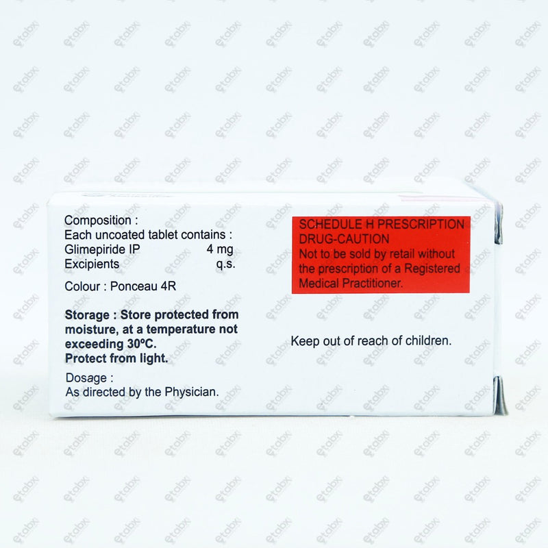 Glimestar 4mg Tablet 10's