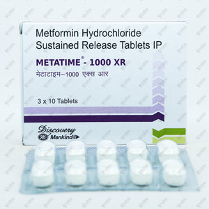 Metatime 1000 XR Tablets 10's