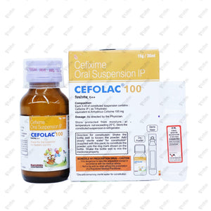 Cefolac 100mg Syrup 30ml