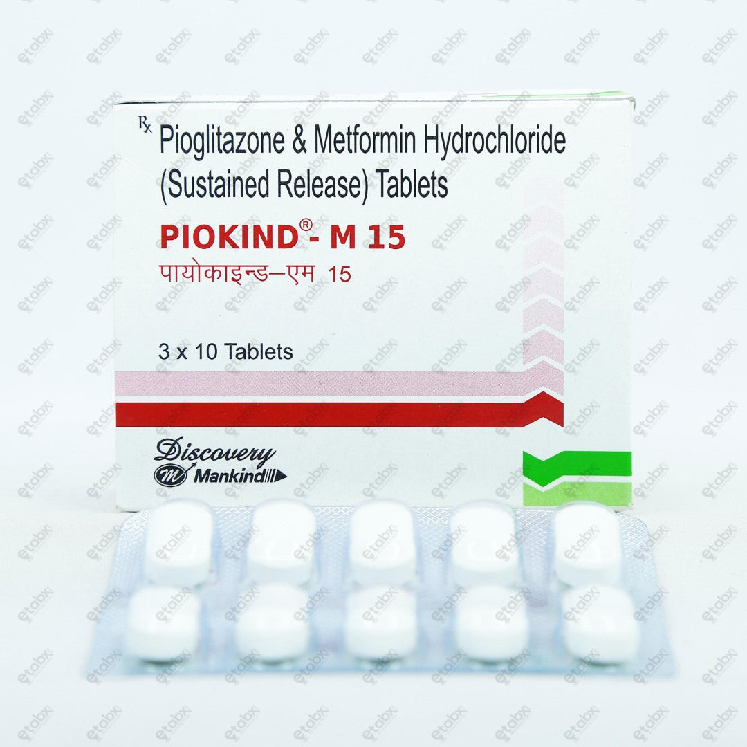Piokind M 15mg Tablet 10's
